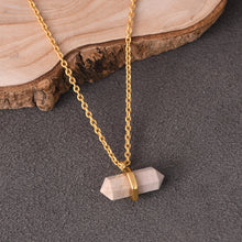 Load image into Gallery viewer, BEIGE JASPER PENCIL NECKLACE