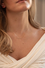 Load image into Gallery viewer, DIAMOND BAR NECKLACE (MADE TO ORDER)