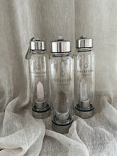 Load image into Gallery viewer, CRYSTAL WATER BOTTLE, CLEAR QUARTZ