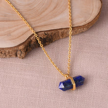 Load image into Gallery viewer, LAPIS LAZULI PENCIL NECKLACE