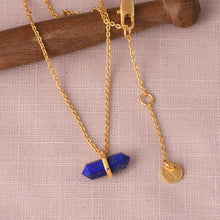 Load image into Gallery viewer, LAPIS LAZULI PENCIL NECKLACE
