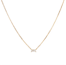 Load image into Gallery viewer, PETIT BAGUETTE DIAMOND NECKLACE (MADE TO ORDER)