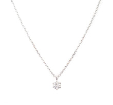 Load image into Gallery viewer, PETIT DIAMOND NECKLACE WHITE GOLD) (MADE TO ORDER)