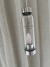 Load image into Gallery viewer, CRYSTAL WATER BOTTLE, ROSE QUARTZ