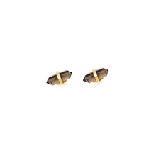 Load image into Gallery viewer, SMOKEY QUARTZ PENCIL STUDS