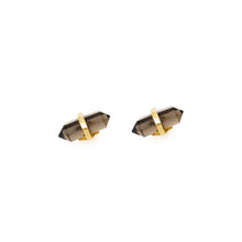 Load image into Gallery viewer, SMOKEY QUARTZ PENCIL STUDS