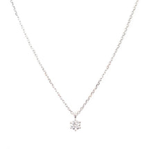 Load image into Gallery viewer, PETIT DIAMOND NECKLACE WHITE GOLD) (MADE TO ORDER)