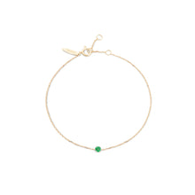Load image into Gallery viewer, PETIT EMERALD BRACELET
