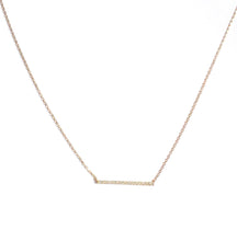 Load image into Gallery viewer, DIAMOND BAR NECKLACE
