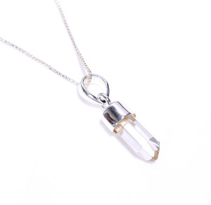 CLEAR POINT NECKLACE (SILVER)